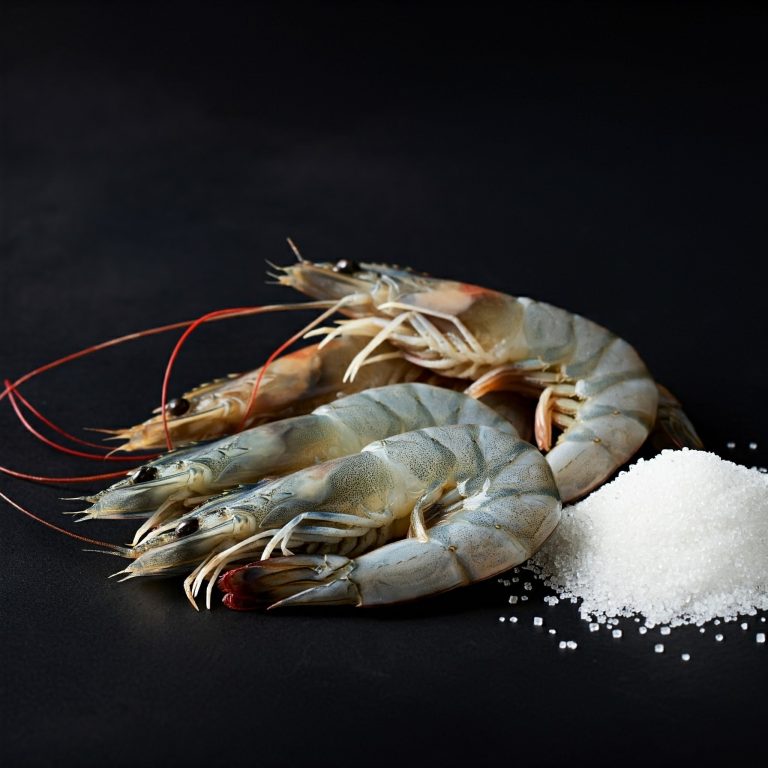 วิธีเก็บกุ้งสดด้วยน้ำตาล